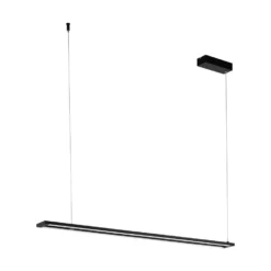 EGLO Amontillado Hanglamp - LED - 116 cm - Zwart/Wit - Dimbaar