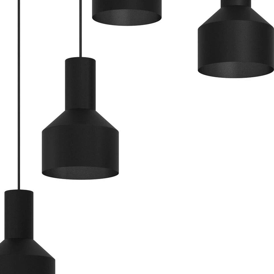 EGLO Casibare Hanglamp - E27 - Ø 71 cm - Zwart - Afbeelding 3
