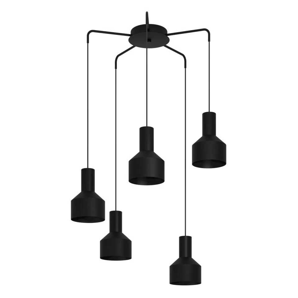 EGLO Casibare Hanglamp - E27 - Ø 71 cm - Zwart