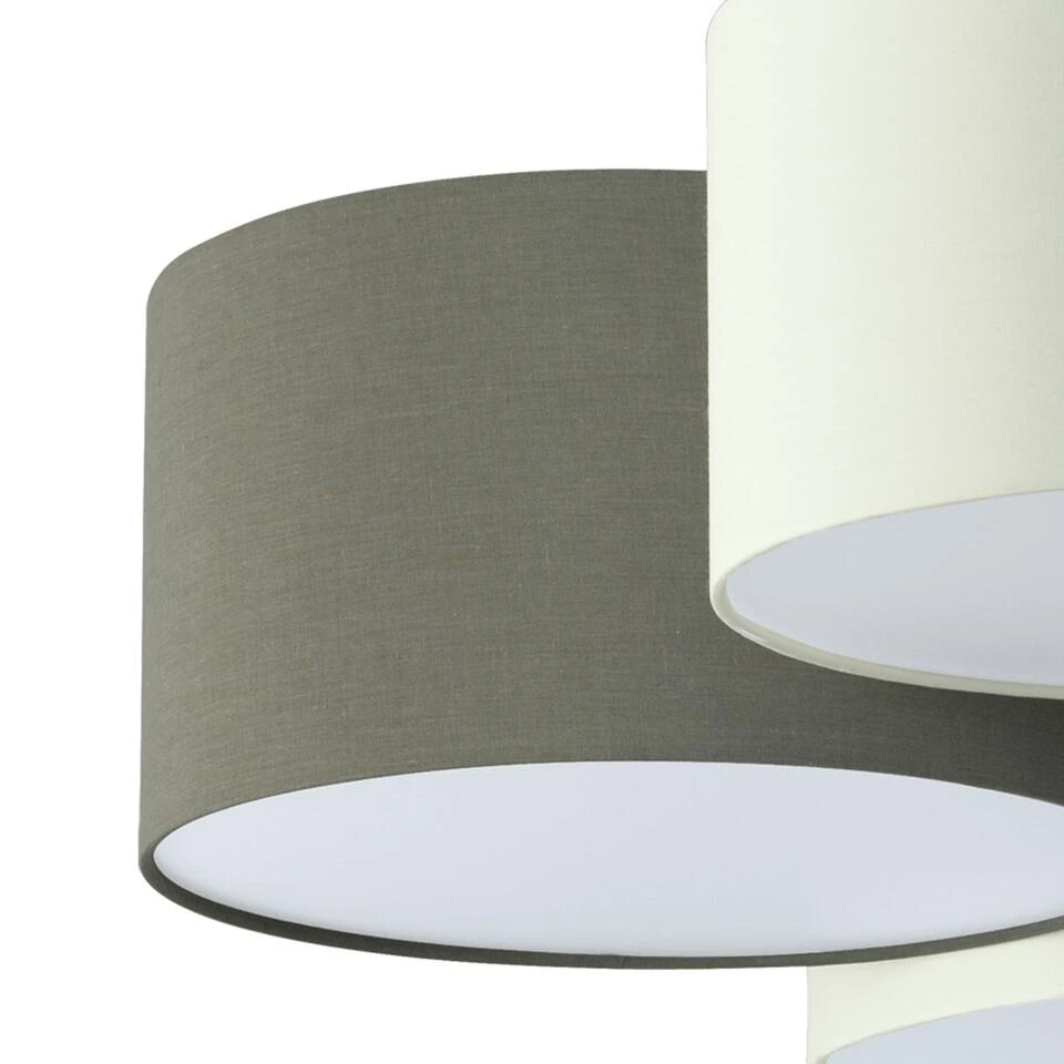 EGLO Pastore Plafondlamp - E27 - Ø 99 cm - Wit/Grijs/Zwart/Bruin - Afbeelding 2