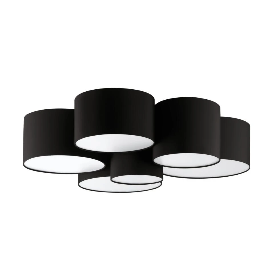 EGLO Pastore 2 Plafondlamp - E27 - Ø 99 cm - Wit/Zwart