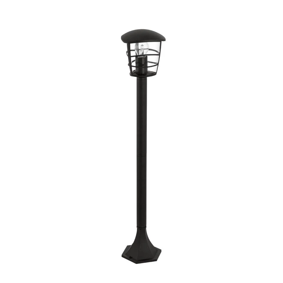 EGLO Aloria - Buitenverlichting - Tuinpaal - 1 Lichts - Zwart - Helder