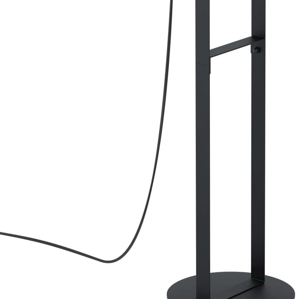 EGLO Hornwood 1 Vloerlamp - E27 - 139,5 Cm - Zwart/Wit - Afbeelding 3