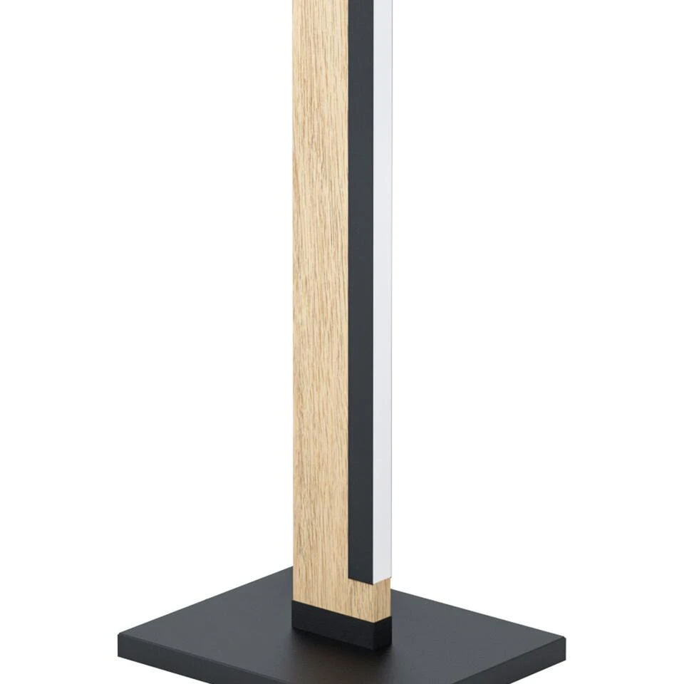 EGLO Camacho Vloerlamp - LED - 126 cm - Zwart/Bruin - Dimbaar - Afbeelding 3