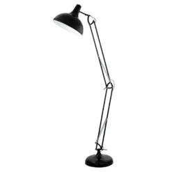 EGLO Borgillio Vloerlamp - E27 - 190 Cm - Zwart