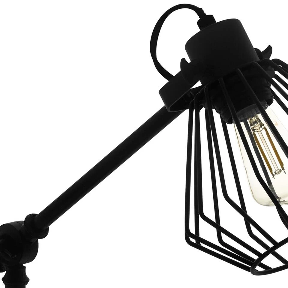 EGLO Tabillano 1 Tafellamp - E27 - 47,5 Cm - Zwart - Afbeelding 2