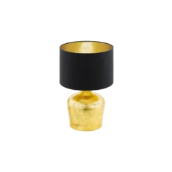 EGLO Manalba Tafellamp - E27 - 38 Cm - Goud/Zwart