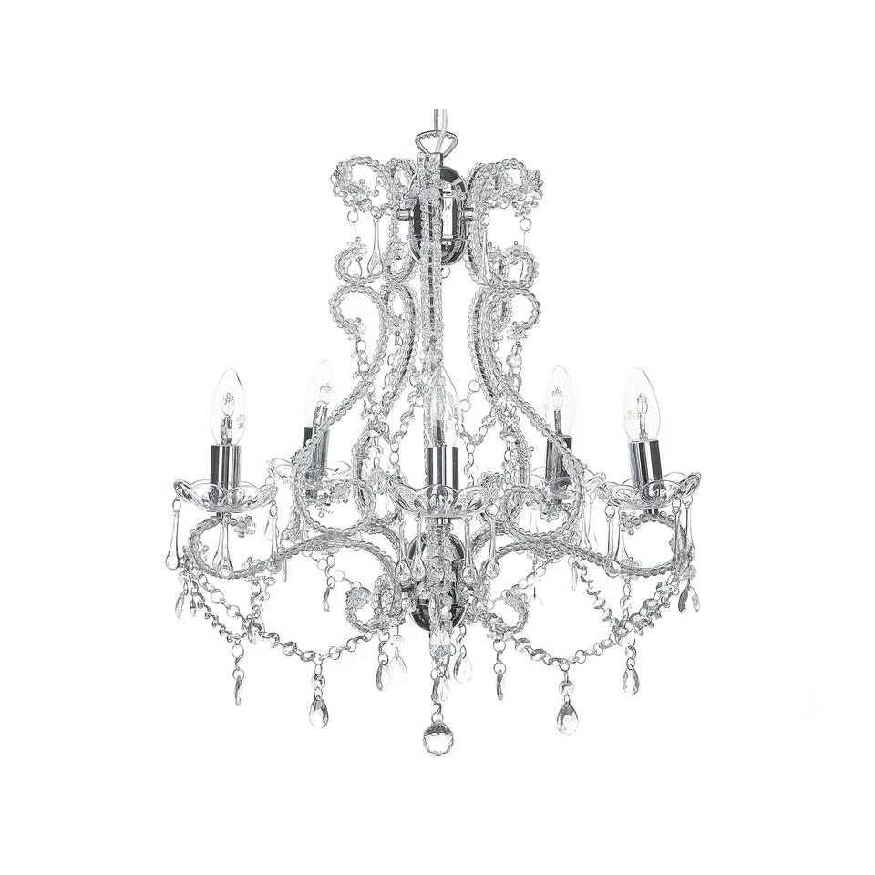 Beliani Kroonluchter ASCAR - Transparant Acryl