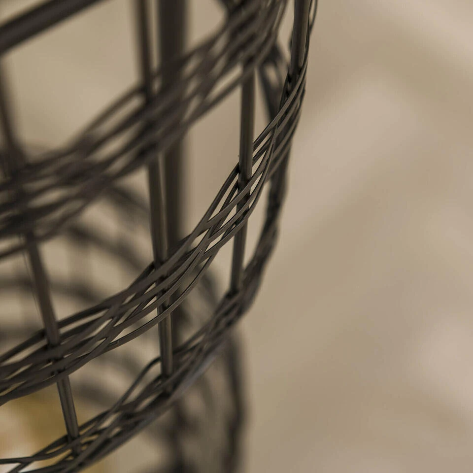 Giga Meubel Vloerlamp Metaal Ø30cm - 2-Lichts - Lamp Metal Blinds - Afbeelding 4