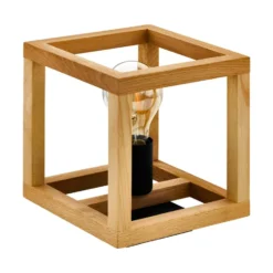 EGLO Blackcrown 1 Tafellamp - E27 - 20 Cm - Zwart/Bruin