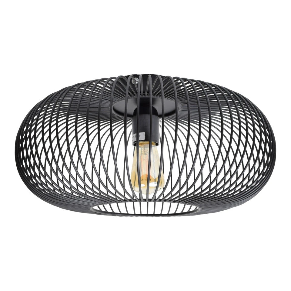 Urban Interiors Meya Plafondlamp Small – Metaal – Zwart – Ø35 - Afbeelding 2