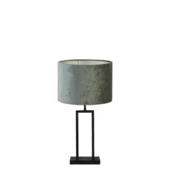 Tafellamp Shiva/Gemstone - Zwart/Antraciet - Ø30x62cm