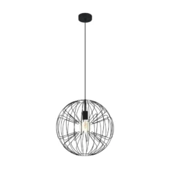 EGLO Okinzuri 1 Hanglamp - E27 - Ø 45 Cm - Zwart