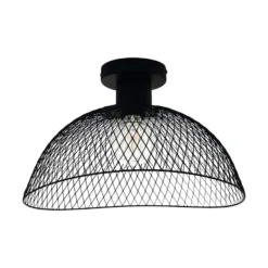 EGLO Pompeya - Plafonondlamp - E27 - Ø 44 cm - Zwart