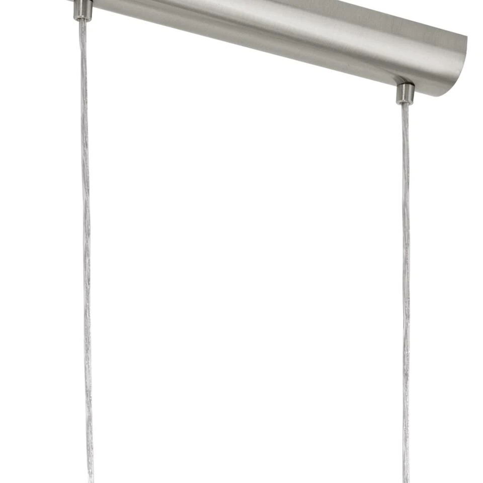 EGLO Pasteri - Hanglamp - 2 Lichts - 75cm - Nikkel-Mat - Taupe - Afbeelding 2