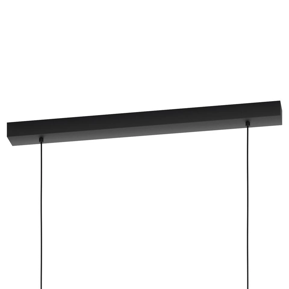 EGLO Polverara Hanglamp - 2 lichts - E27 - Zwart - Afbeelding 2