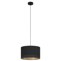 EGLO Esteperra - Hanglamp - E27 - Ø 38 cm - Zwart