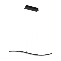EGLO Lejias Hanglamp - LED - 78 Cm - Zwart