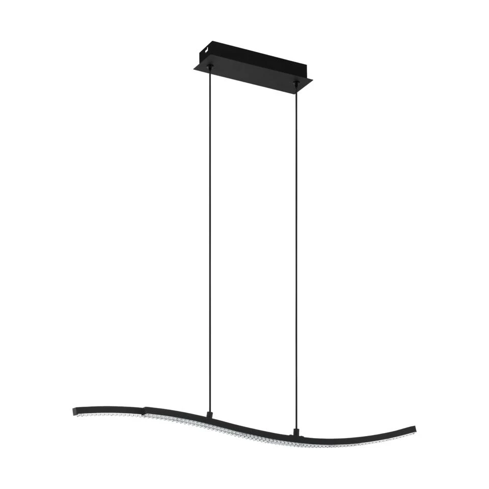 EGLO Lejias Hanglamp - LED - 78 Cm - Zwart