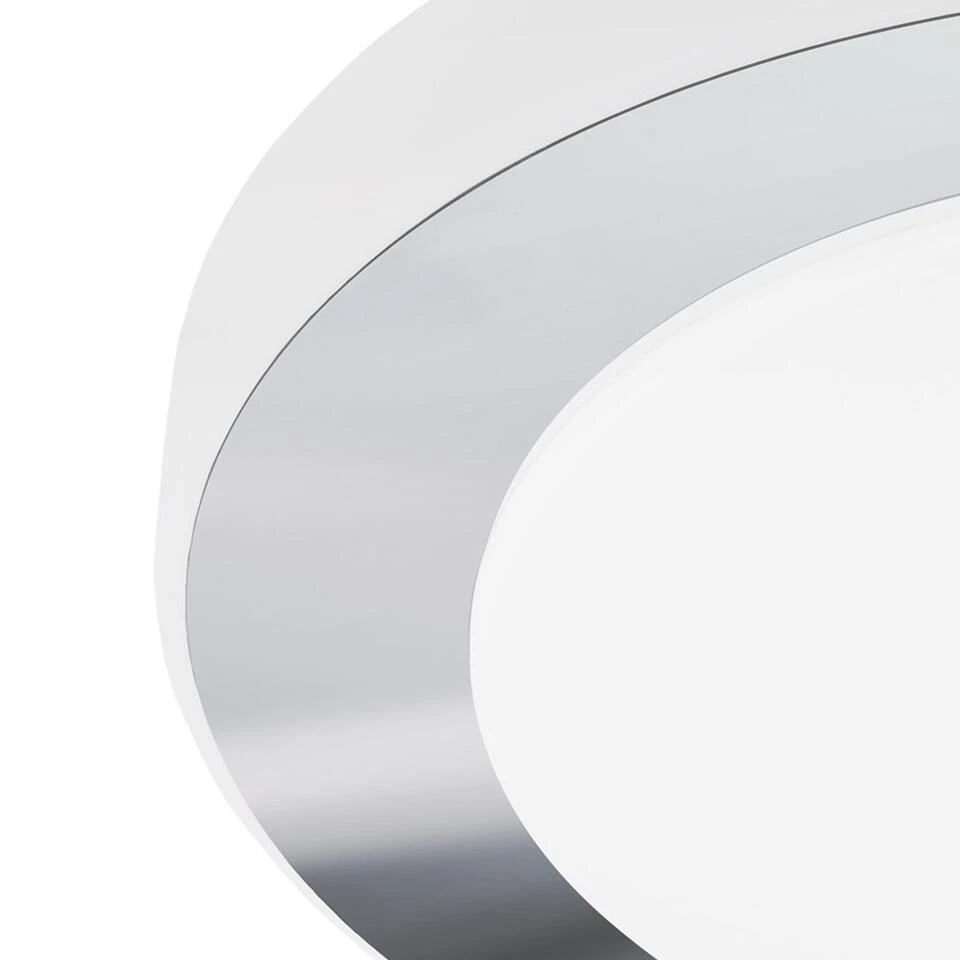 EGLO Batholino Led Carpi - Wand/Plafondlamp - Ø38,5cm - Wit, Chroom - Afbeelding 3