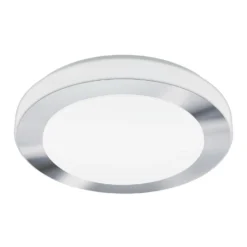 EGLO Batholino Led Carpi - Wand/Plafondlamp - Ø38,5cm - Wit, Chroom