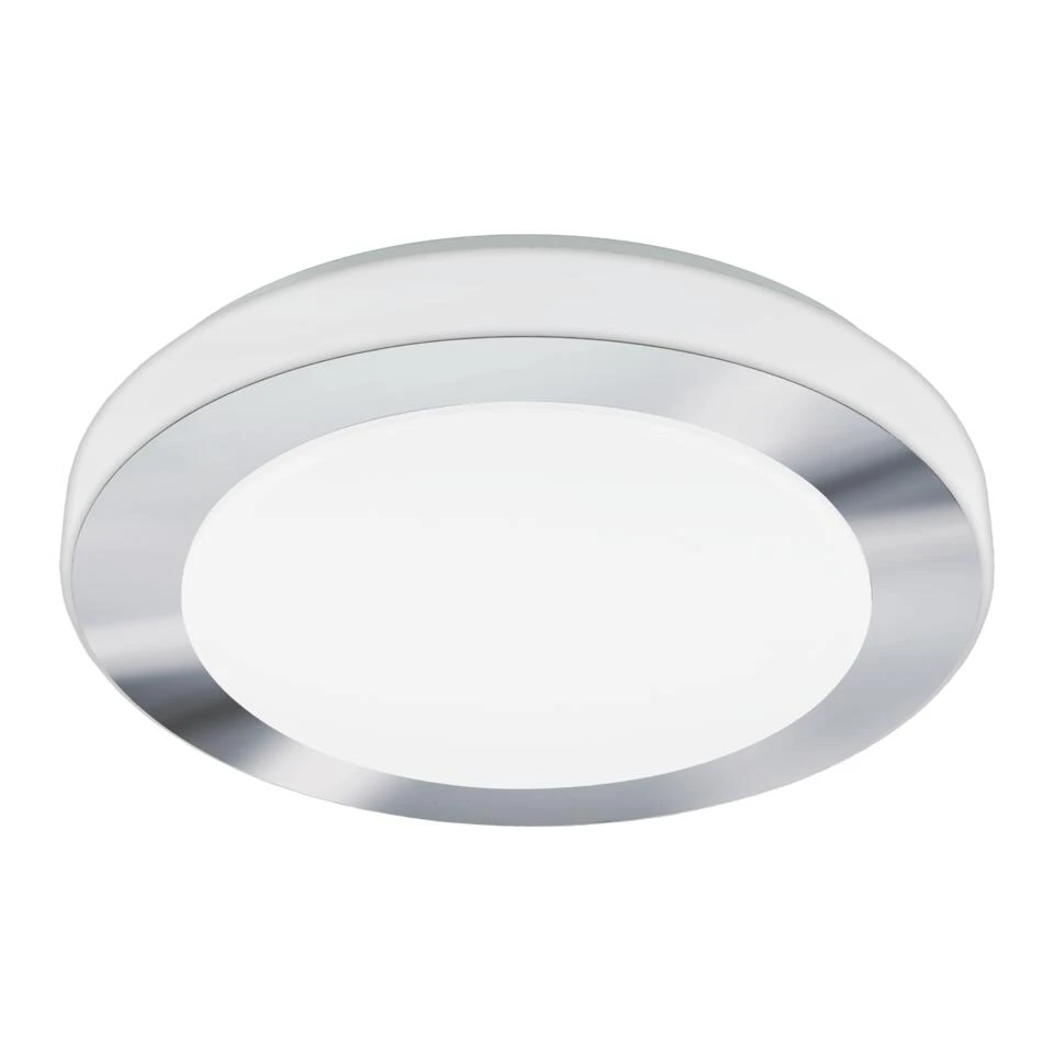 EGLO Batholino Led Carpi - Wand/Plafondlamp - Ø38,5cm - Wit, Chroom