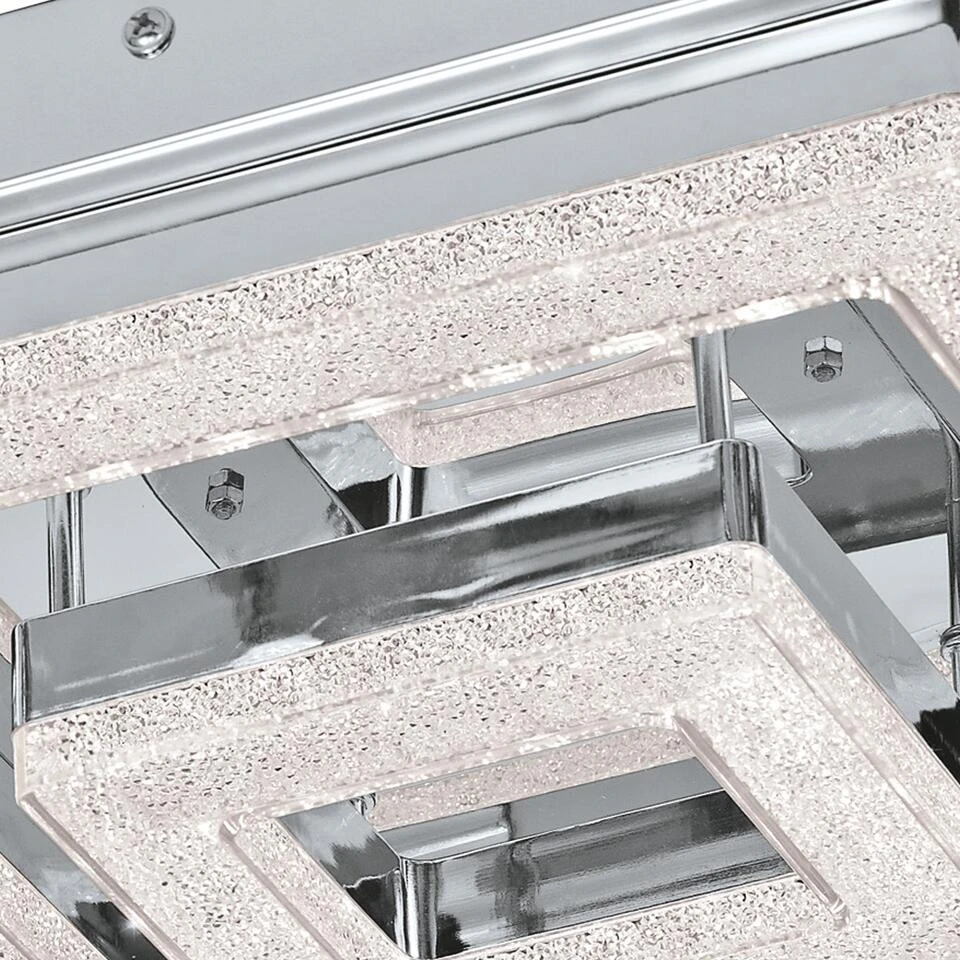 EGLO Fradelo Plafondlamp - LED - 26 cm - Chroom - Afbeelding 2