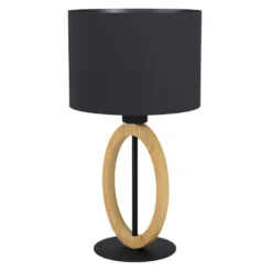 EGLO Basildon 1 Tafellamp - E27 - 42,5 Cm - Bruin/Zwart