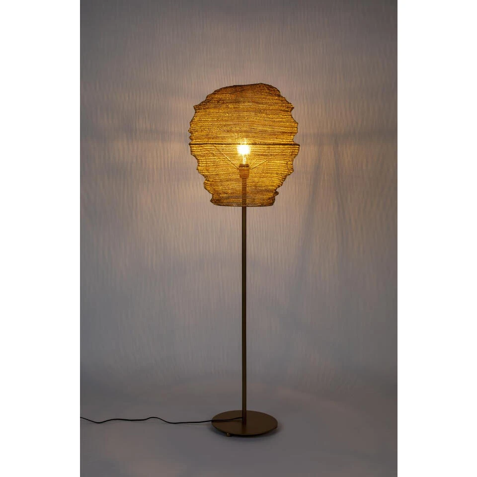 Giga Meubel Vloerlamp Lena Brass - Afbeelding 3