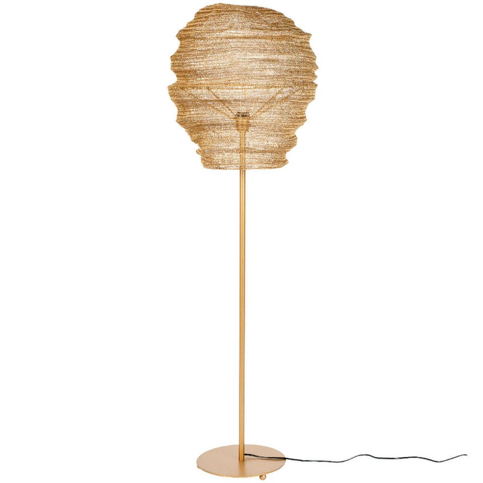 Giga Meubel Vloerlamp Lena Brass