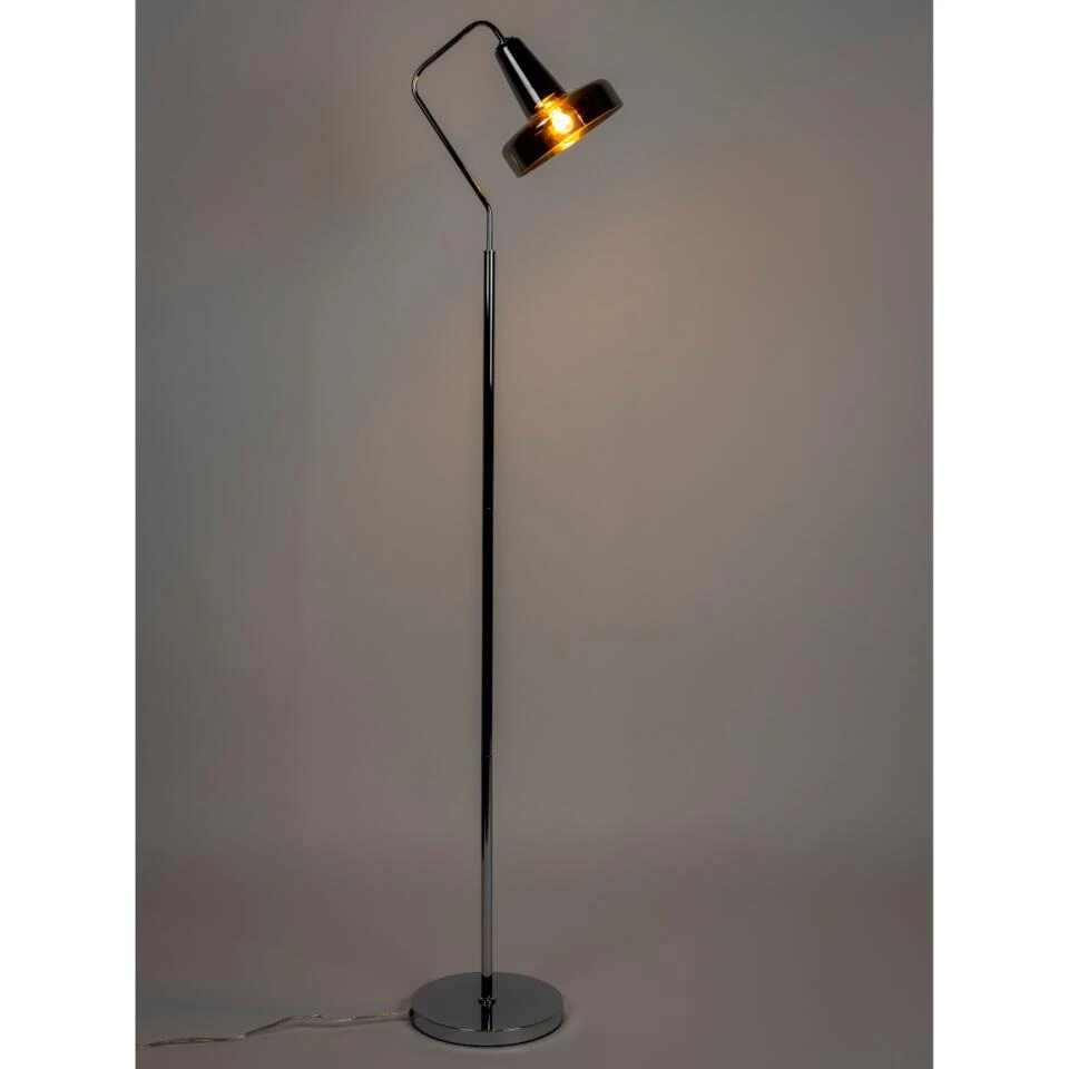 Puur Anshin Vloerlamp Glas - Metaal - Grijs - Afbeelding 2