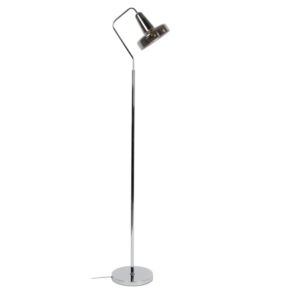 Puur Anshin Vloerlamp Glas - Metaal - Grijs - Afbeelding 3