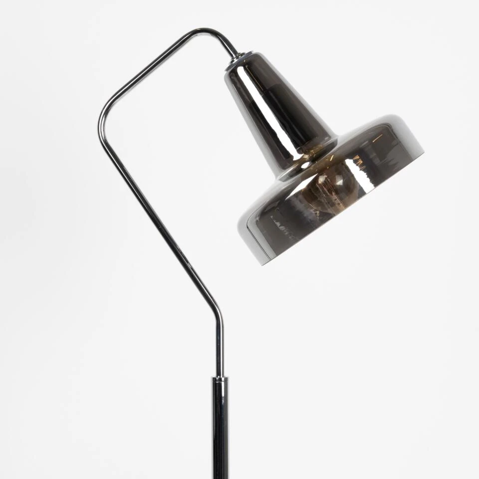 Puur Anshin Vloerlamp Glas - Metaal - Grijs - Afbeelding 4