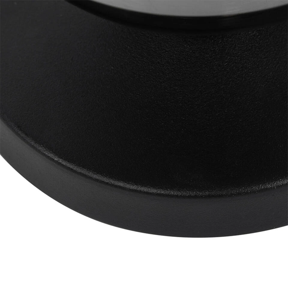 QAZQA Moderne Tafellamp Zwart Met Smoke Glas - Athens - Afbeelding 2