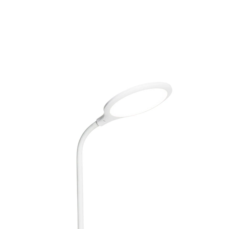 QAZQA Tafel- En Wandlamp Wit Incl. LED Met Touch Dimmer- Joni - Afbeelding 4