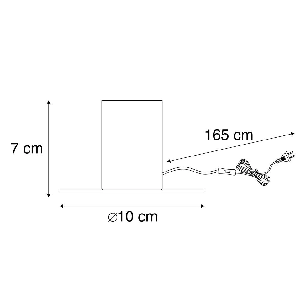 QAZQA Art Deco Tafellamp Goud - Facil - Afbeelding 3