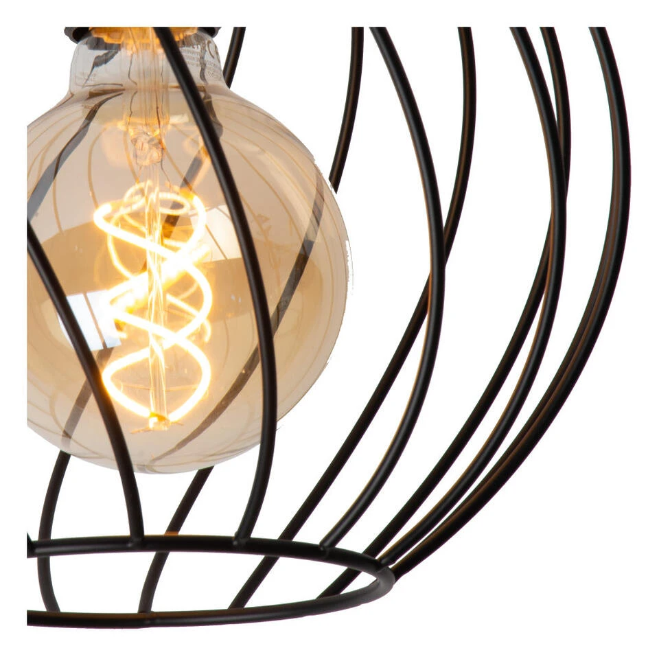 Lucide DANZA Plafonnière - Zwart - Afbeelding 3