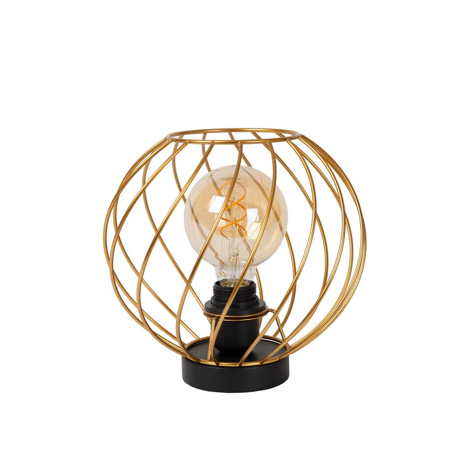 Lucide DANZA Tafellamp - Mat Goud / Messing - Afbeelding 2