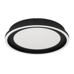 EGLO Calagrano Plafondlamp - LED - Ø 38 Cm - Zwart/Wit - Dimbaar