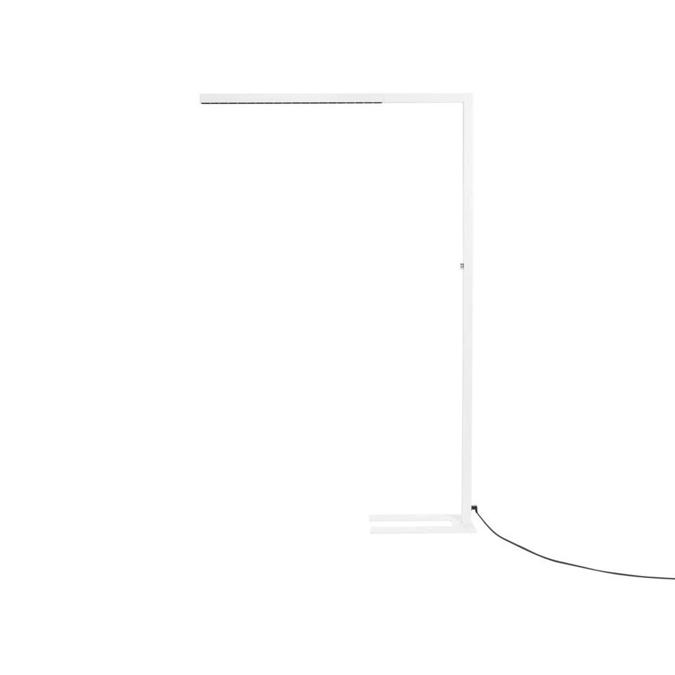 Beliani Staande Lamp SAGITTA - Wit Aluminium