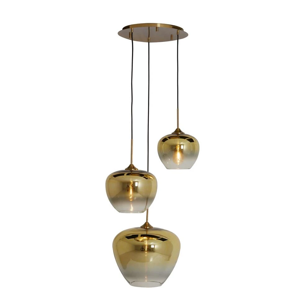 Hanglamp Mayson - Glas Goud - Ø40cm - 3L - Afbeelding 2