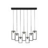 Hanglamp Marley - Zwart - 84x15x57cm - 7L