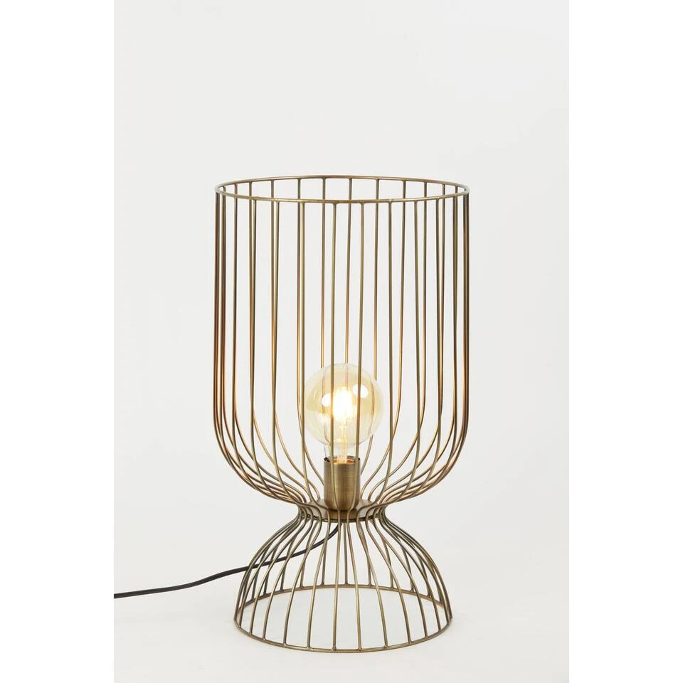 Tafellamp Lazar - Antiek Brons - Ø28cm - Afbeelding 2