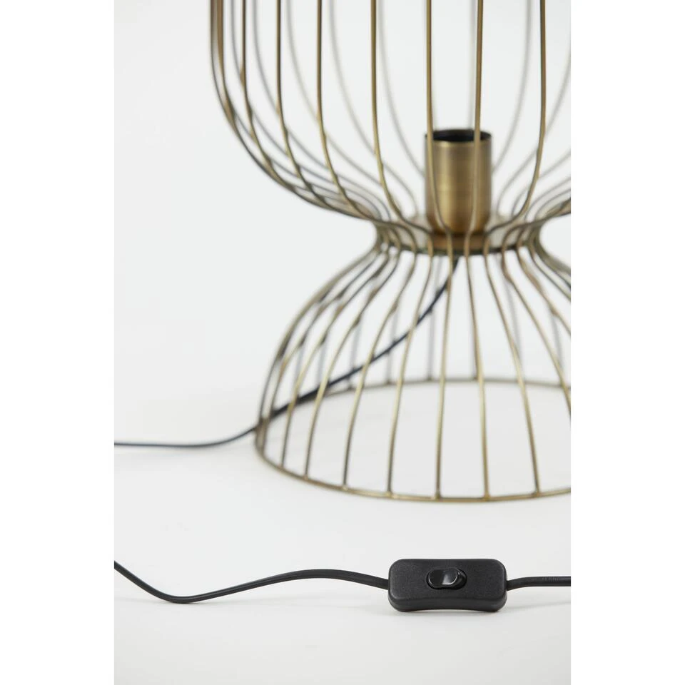 Tafellamp Lazar - Antiek Brons - Ø28cm - Afbeelding 3