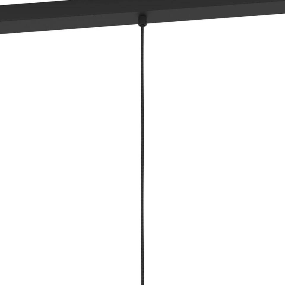 EGLO Hykeham Hanglamp - E27 - 91 Cm - Zwart/Hout - Afbeelding 2