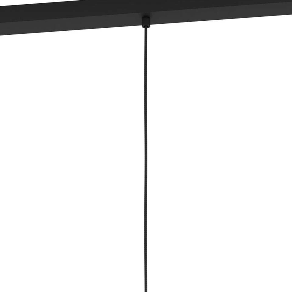 EGLO Callow Hanglamp - E27 - 93 Cm - Zwart/Bruin - Hout/Staal - Afbeelding 3