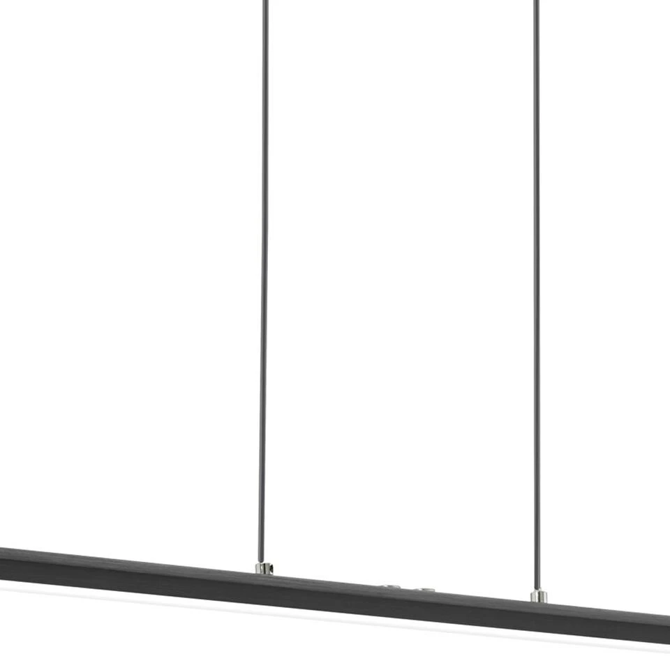 EGLO Pellaro Hanglamp - LED - 110 Cm - Zwart - Touch Dimmer - Afbeelding 2