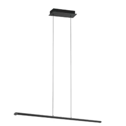 EGLO Pellaro Hanglamp - LED - 110 Cm - Zwart - Touch Dimmer