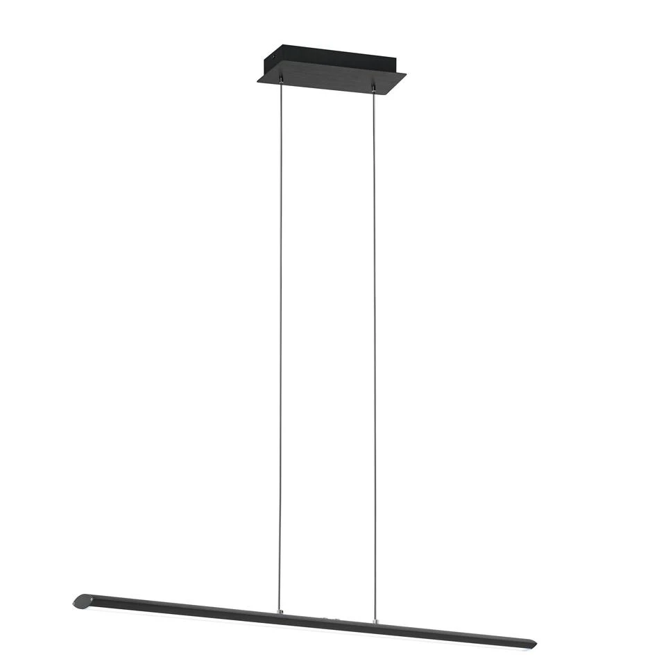 EGLO Pellaro Hanglamp - LED - 110 Cm - Zwart - Touch Dimmer