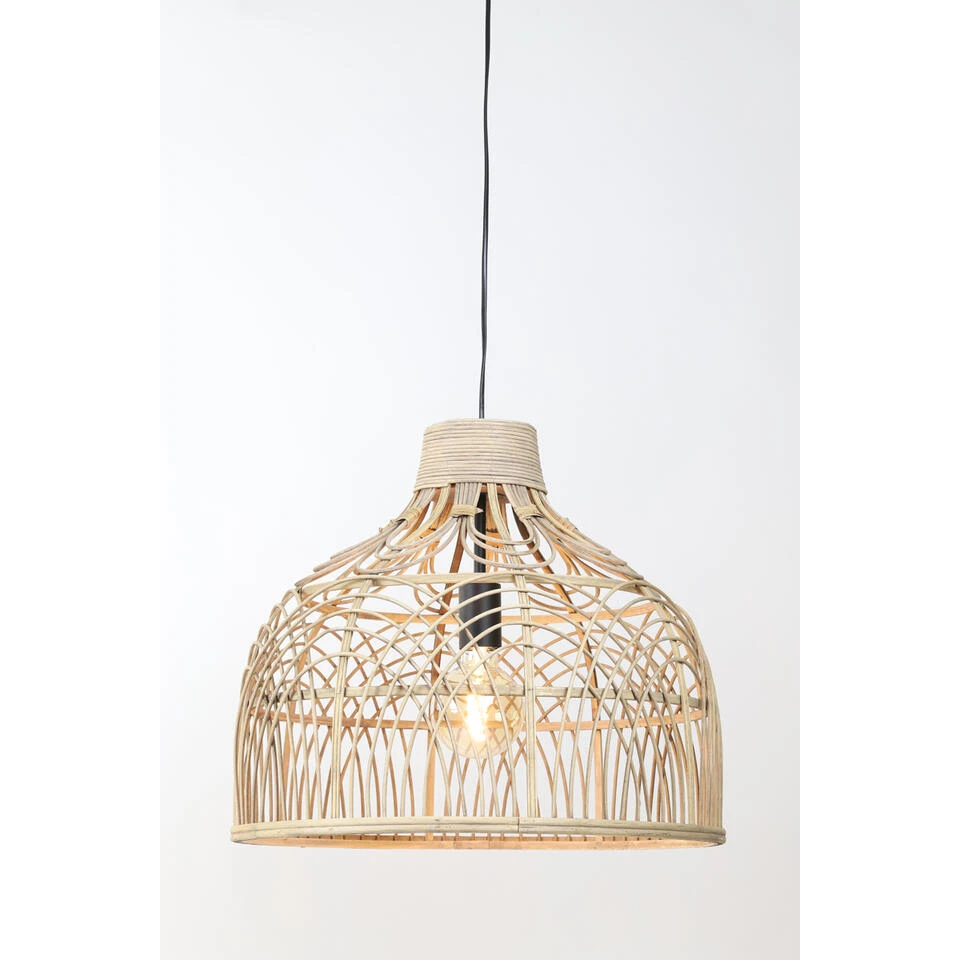 Light & Living - Hanglamp Pocita - 48x48x43 - Bruin - Afbeelding 2